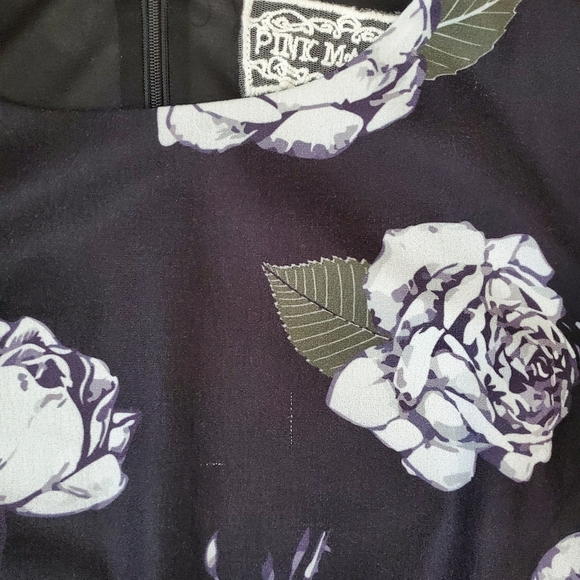 Pink Martini Floral sleeveless peplum top Small Size - Picture 9 of 9